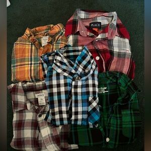 Boys 5t flannel shirts